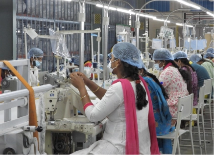 Detailed production line